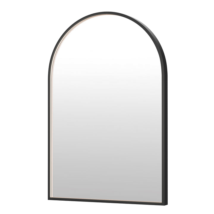 Elisse Arch 24 by 36 inch LED Mirror in Black