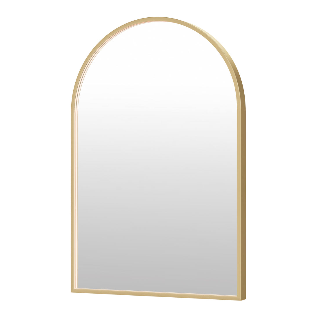 Elisse Arch 24 by 36 inch LED Mirror in Gold