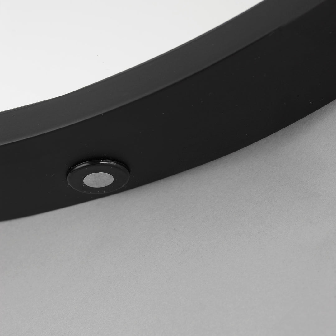 Elisse Oval 20" x 32" LED Mirror by ET2 Lighting, styled view 4