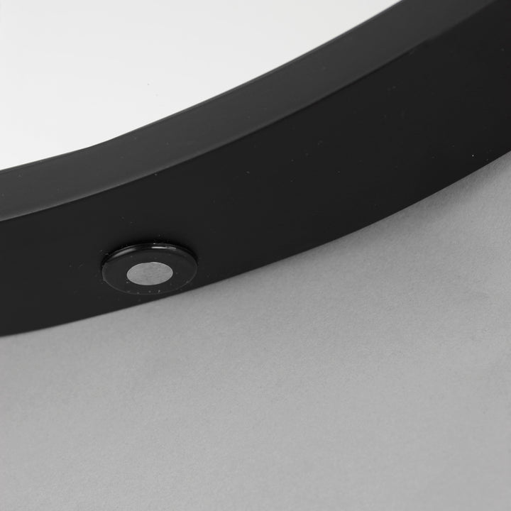 Elisse Oval 20" x 32" LED Mirror by ET2 Lighting, styled view 4