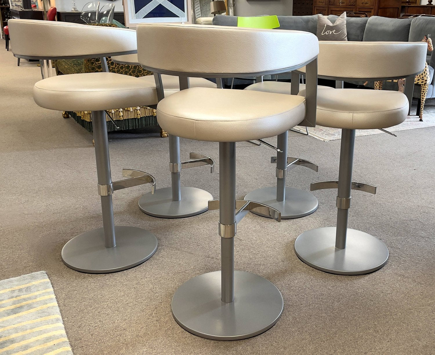 Modern Elegance with the Helix Adjustable Stool by Elite Modern ...