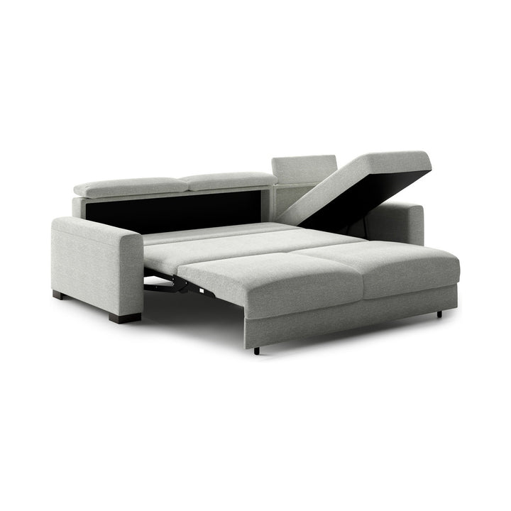 Elliot King Size Sleeper Sectional — white studio cutout