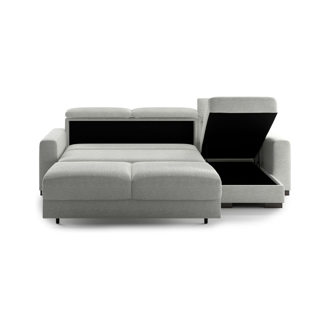 Elliot Queen Size Sleeper Sectional — white studio cutout