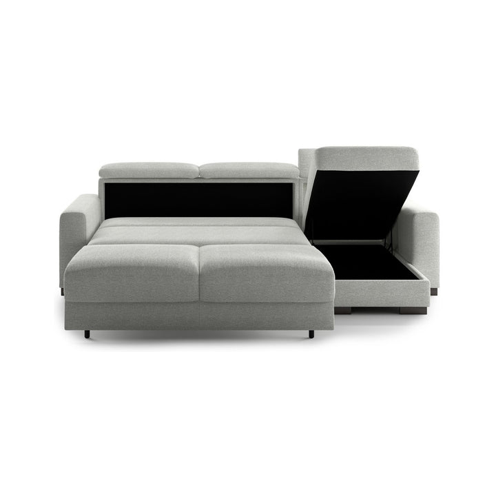 Elliot Queen Size Sleeper Sectional — white studio cutout