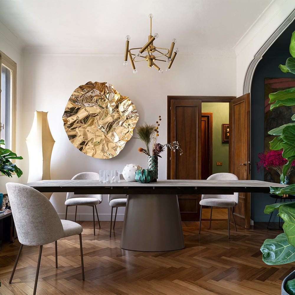 Ellisse Extendable Dining Table by Connubia in a styled interior