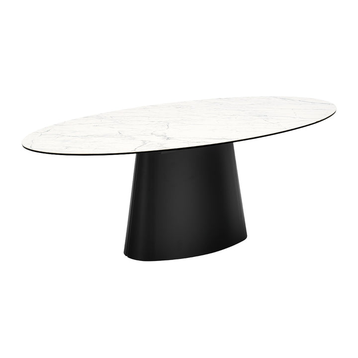Ellisse Oval Dining Table by Connubia detail view