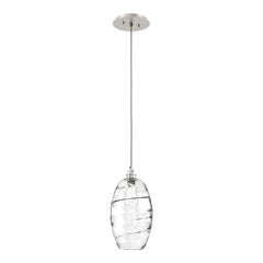 Ellisse Pendant by Hammerton Studio in Beige Silver