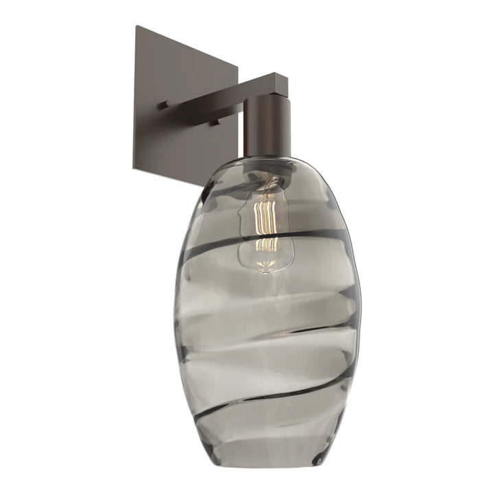 Ellisse Sconce by Hammerton Studio in Flat Bronze