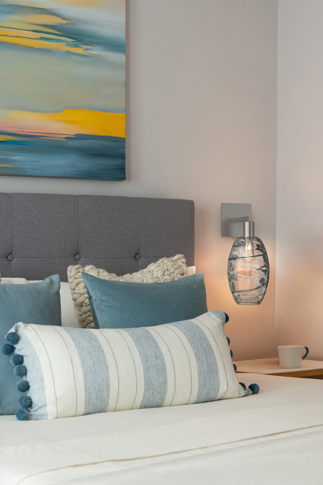 Ellisse Sconce by Hammerton Studio in a styled interior