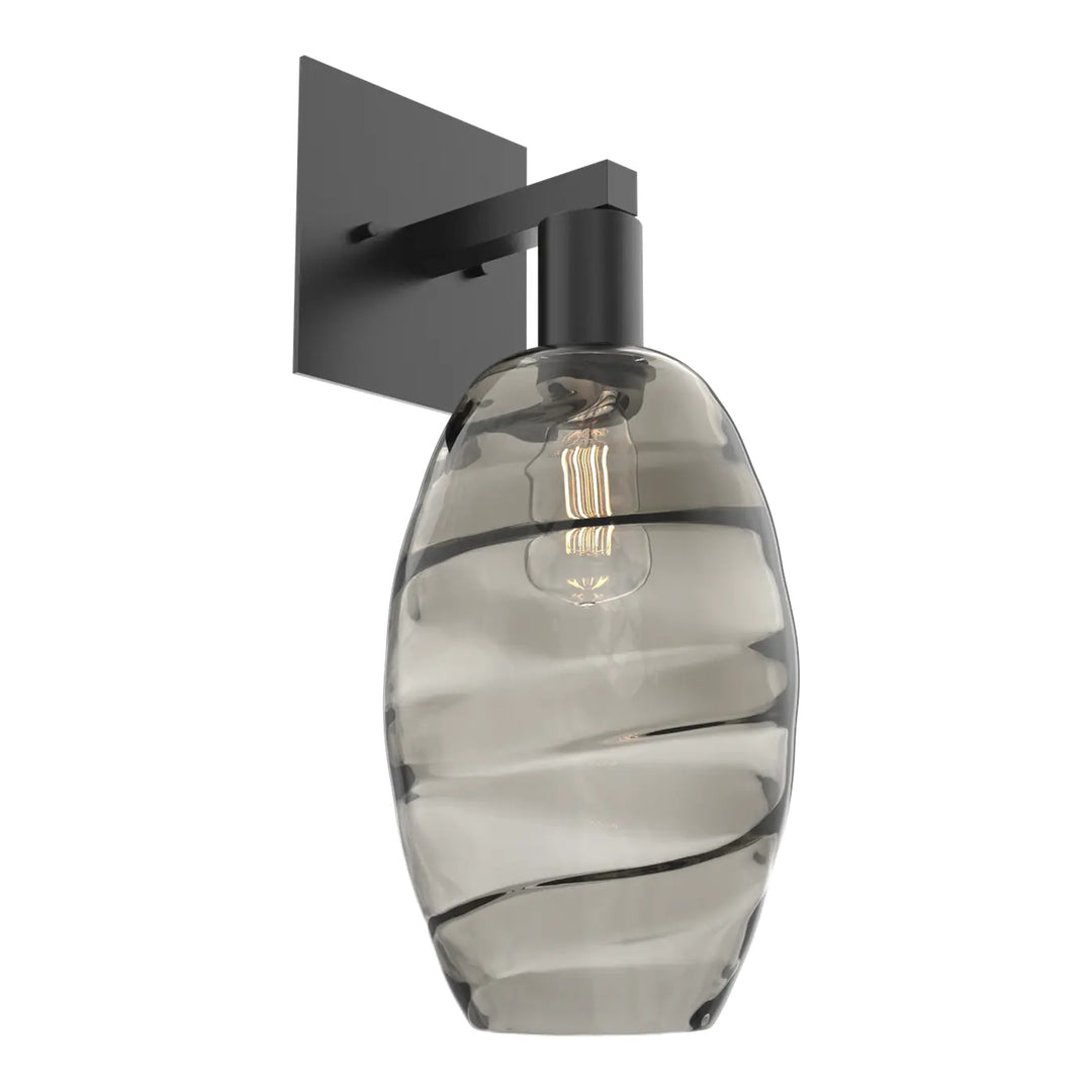 Ellisse Sconce by Hammerton Studio in Matte Black