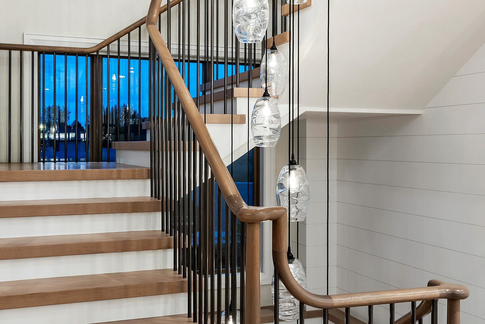 Ellisse Square Pendant Chandelier by Hammerton Studio in a styled interior