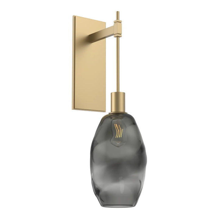 Ellisse Tempo Sconce by Hammerton Studio in Gilded Brass
