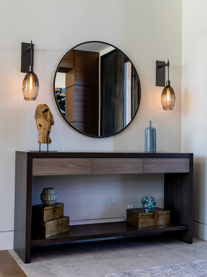 Ellisse Tempo Sconce by Hammerton Studio in a styled interior