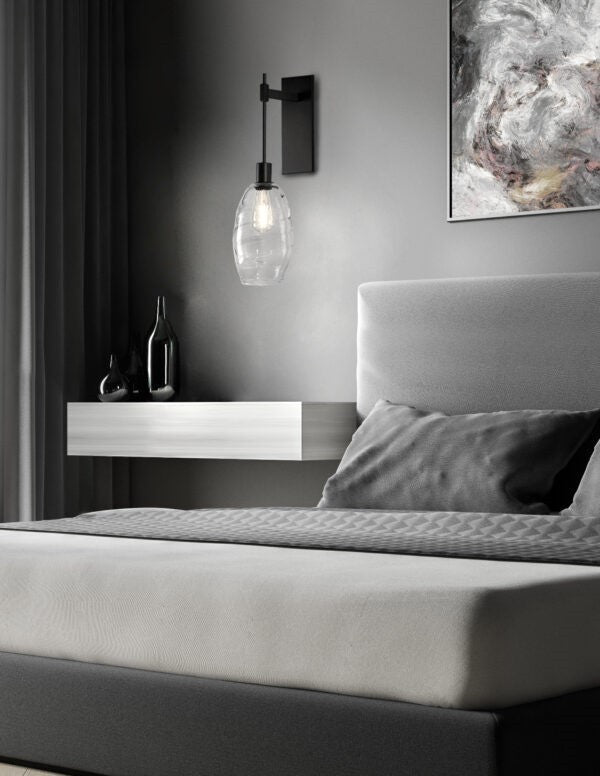 Ellisse Tempo Sconce by Hammerton Studio in a styled interior