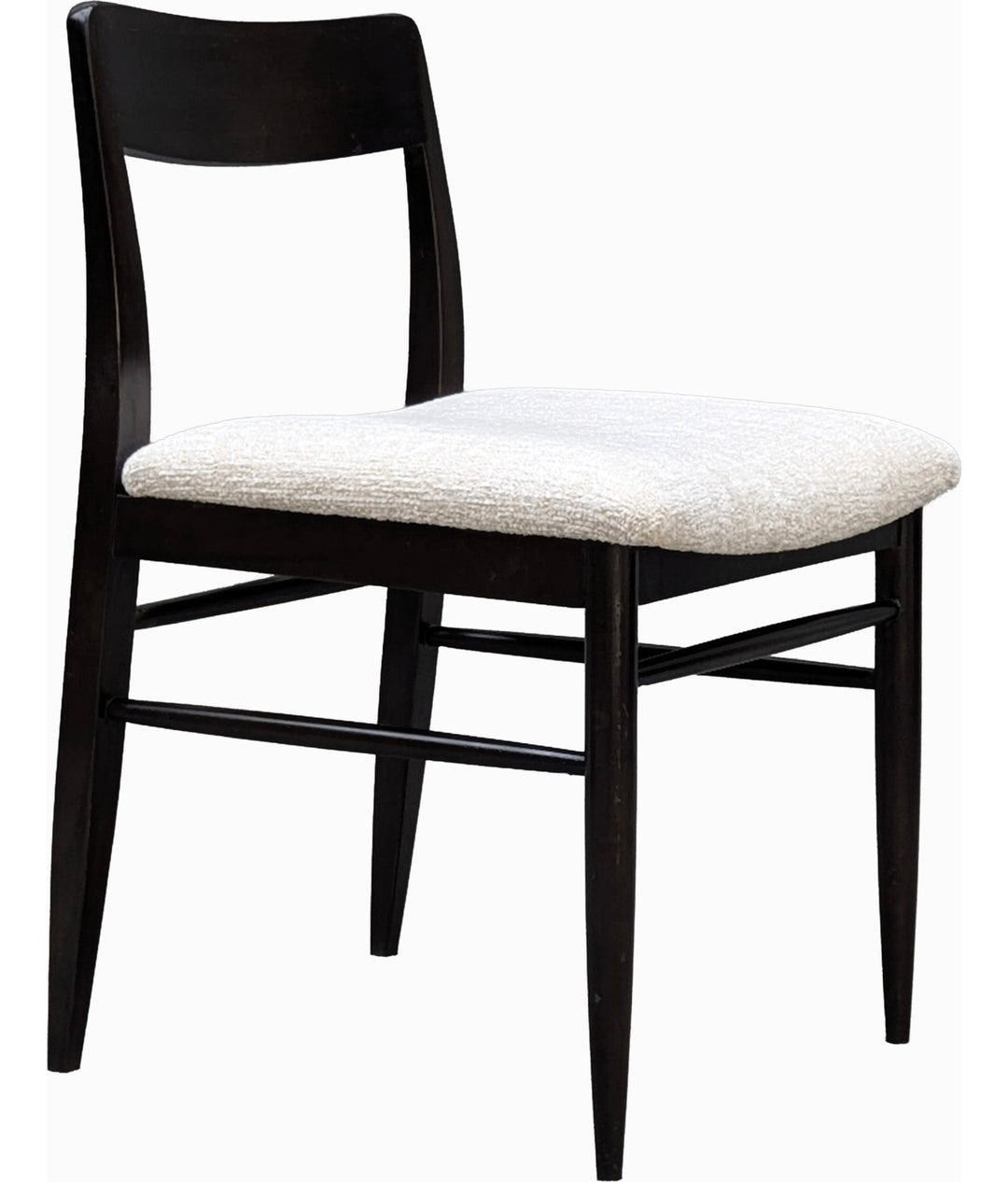 Elora Dining Chair in Jet — product view on a white background