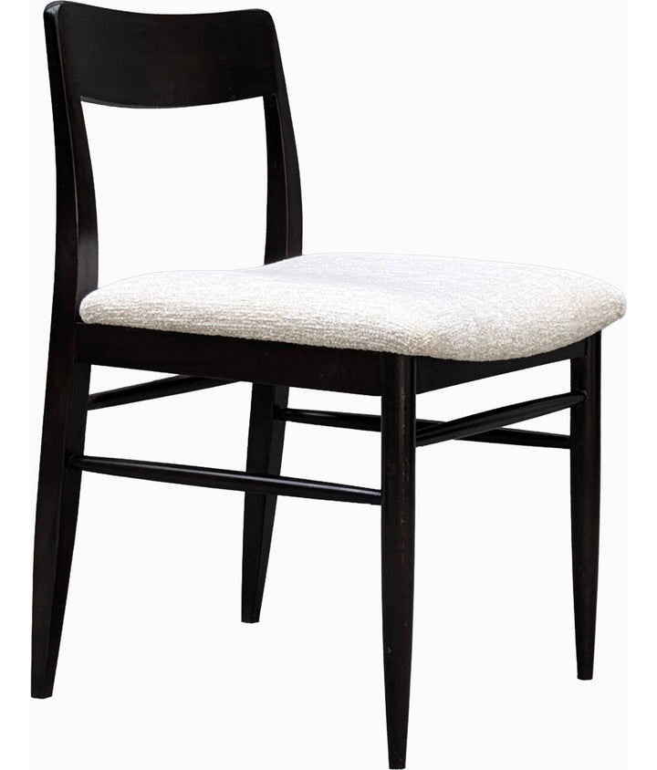Elora Dining Chair in Jet — product view on a white background