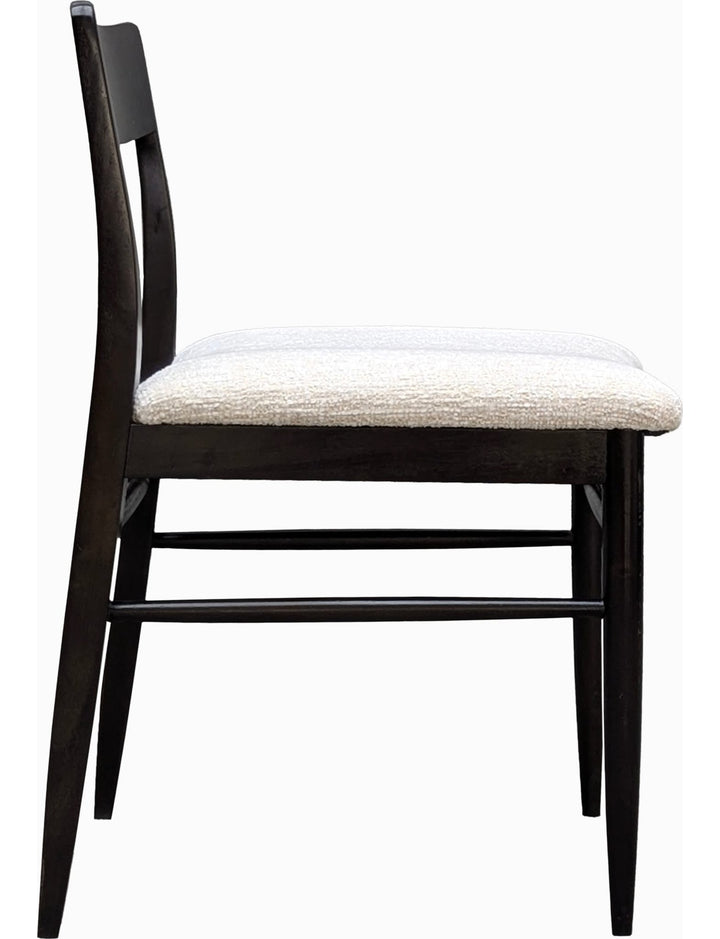 Elora Dining Chair in Jet — product view on a white background