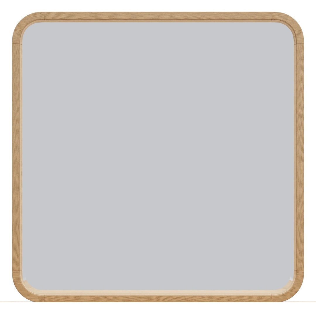 Elora Dresser Mirror in Timber — on a white background