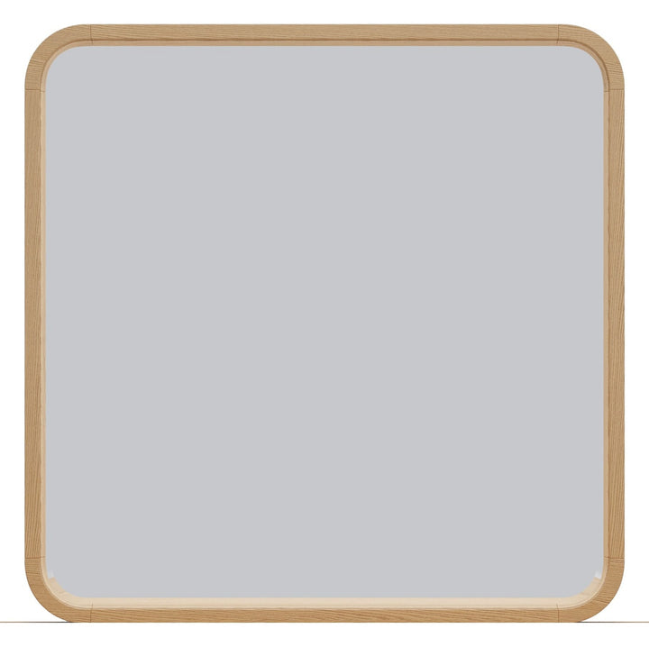 Elora Dresser Mirror in Timber — on a white background