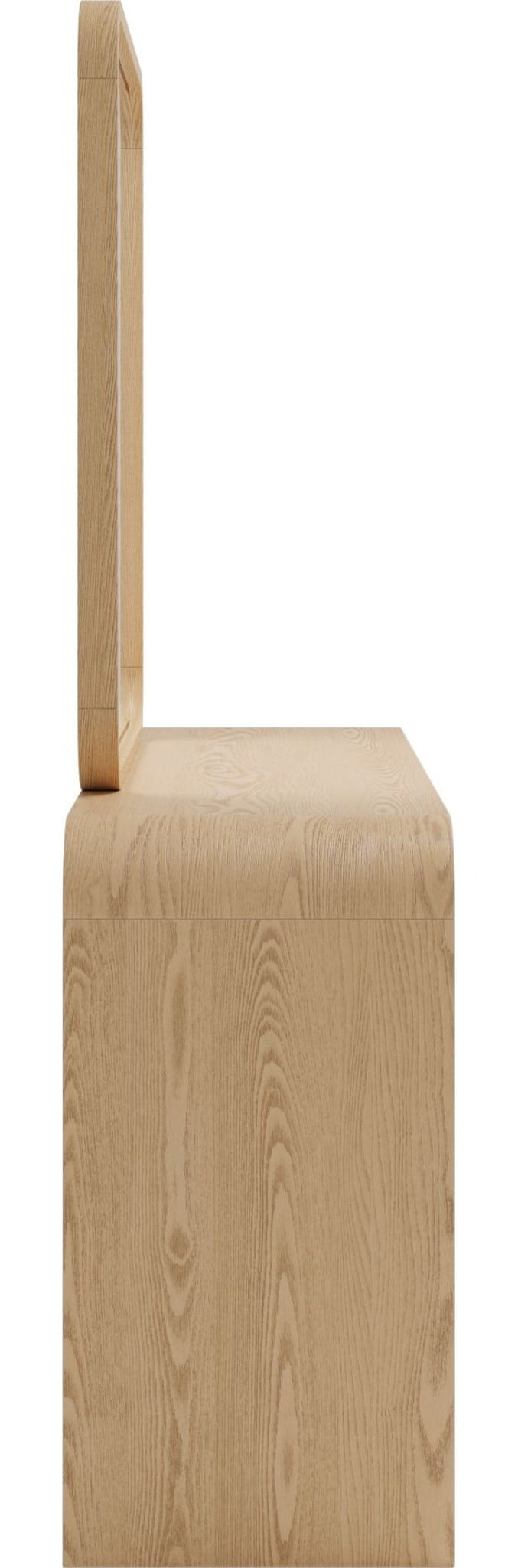 Elora Dresser Mirror in Timber — side view