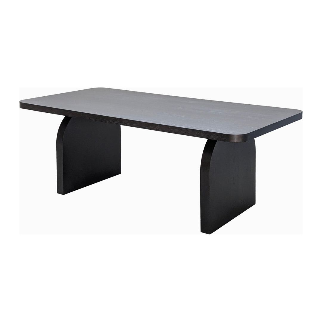 Elora Rectangular Dining Table by Modus in Jet — product view on a white background
