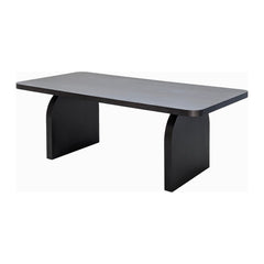 Elora Rectangular Dining Table by Modus in Jet — product view on a white background