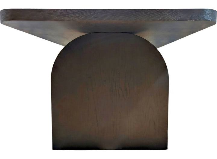 Elora Rectangular Dining Table in Jet — product view on a white background