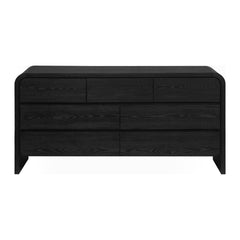 Elora Seven Drawer Dresser by Modus in Jet — on a white background