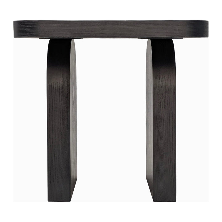 Elora Square End Table by Modus in Jet — product view on a white background