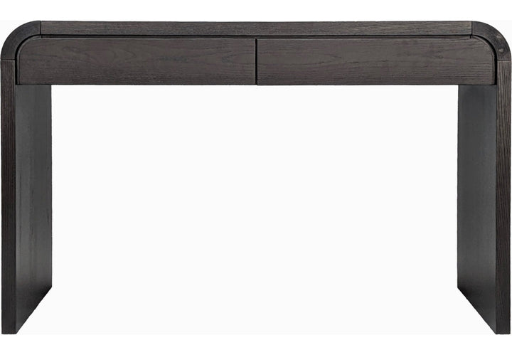 Elora Writing Desk in Jet — product view on a white background