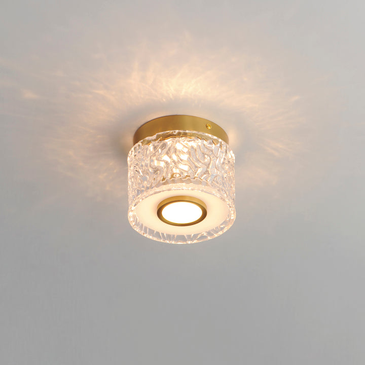 Elysian 1-Light LED Flush Mount by ET2 Lighting, styled view 4