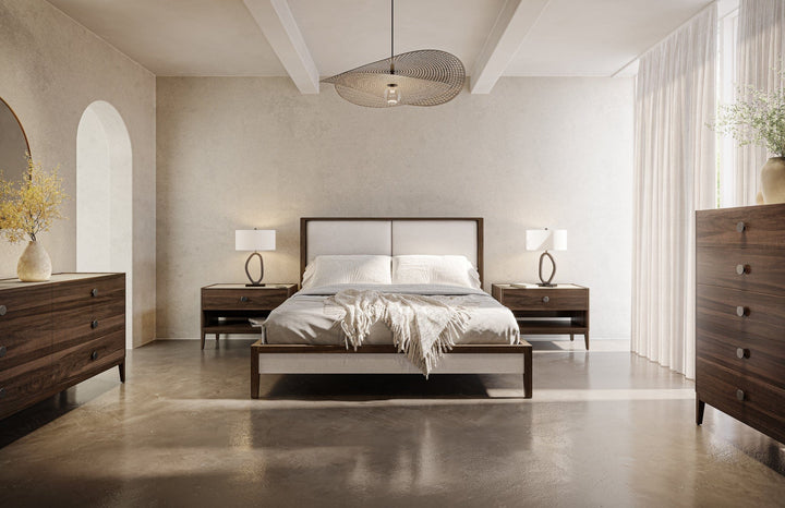 Ema High Chest — lifestyle bedroom, evening