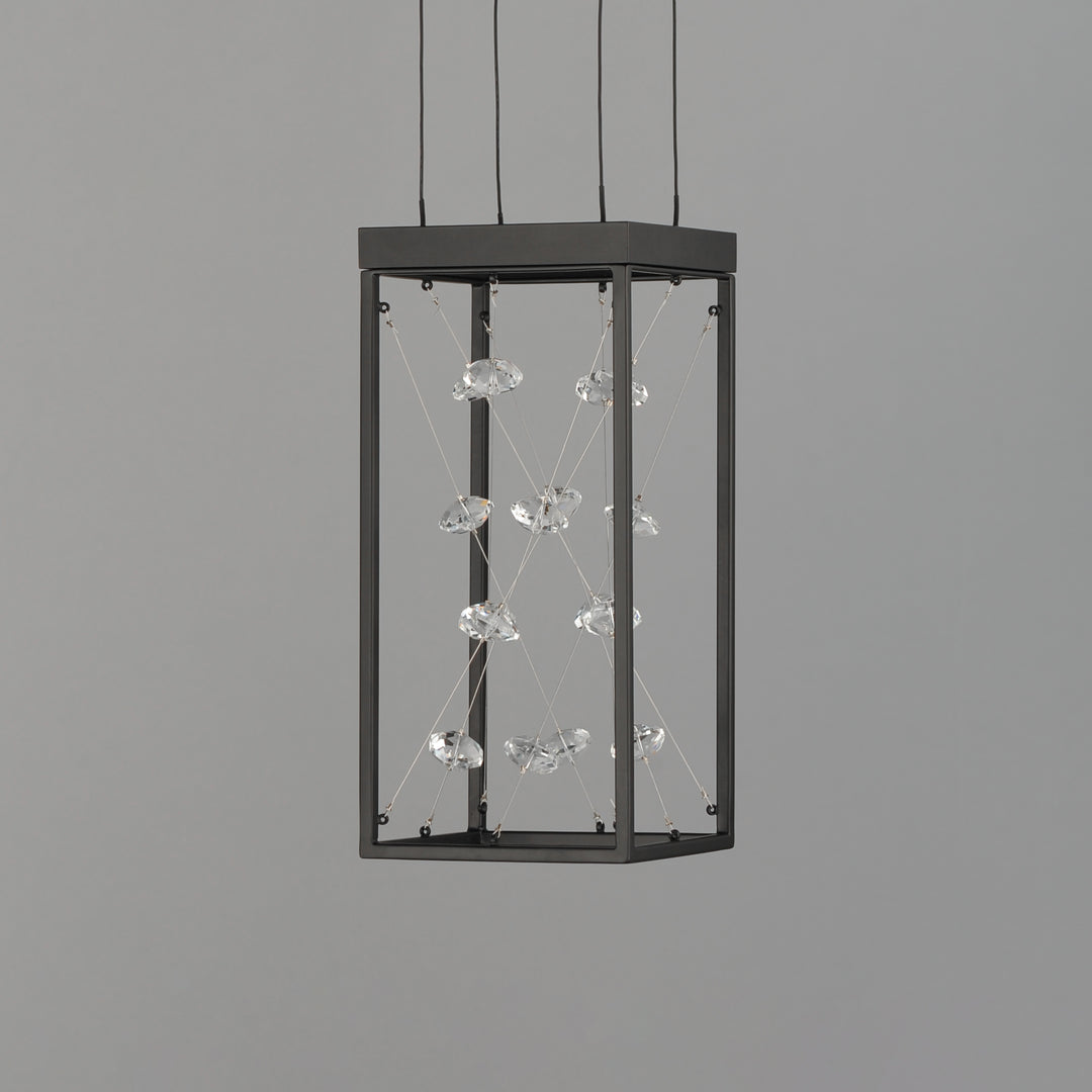 Entanglement 1-Light LED Pendant by ET2 Lighting, styled view 1