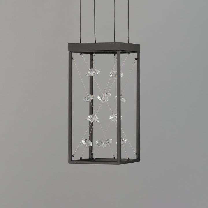 Entanglement 1-Light LED Pendant by ET2 Lighting, styled view 1
