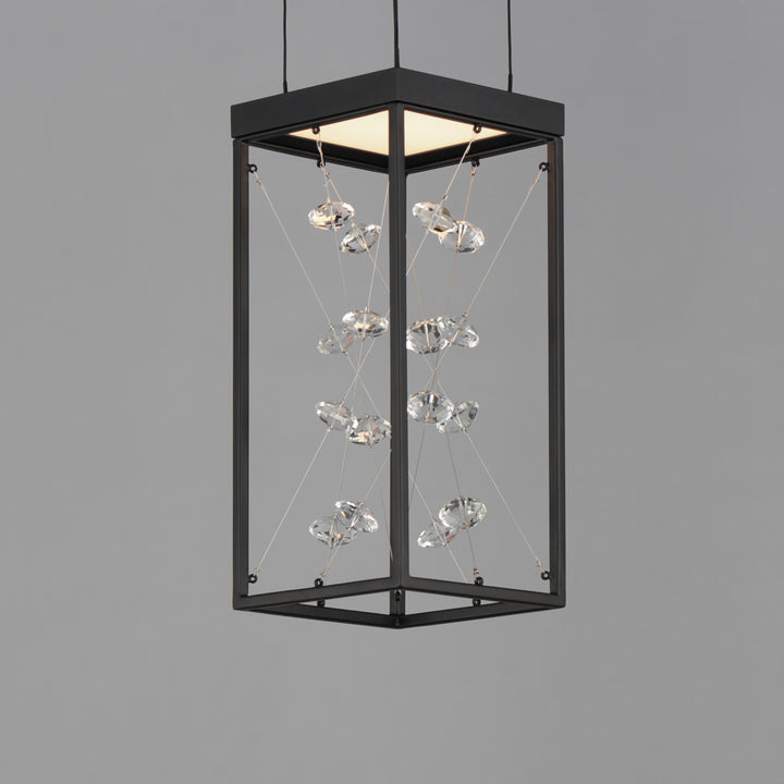 Entanglement 1-Light LED Pendant by ET2 Lighting, styled view 3