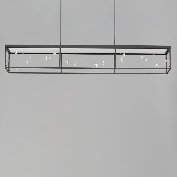 Entanglement Linear LED Pendant by ET2 Lighting, styled view 1