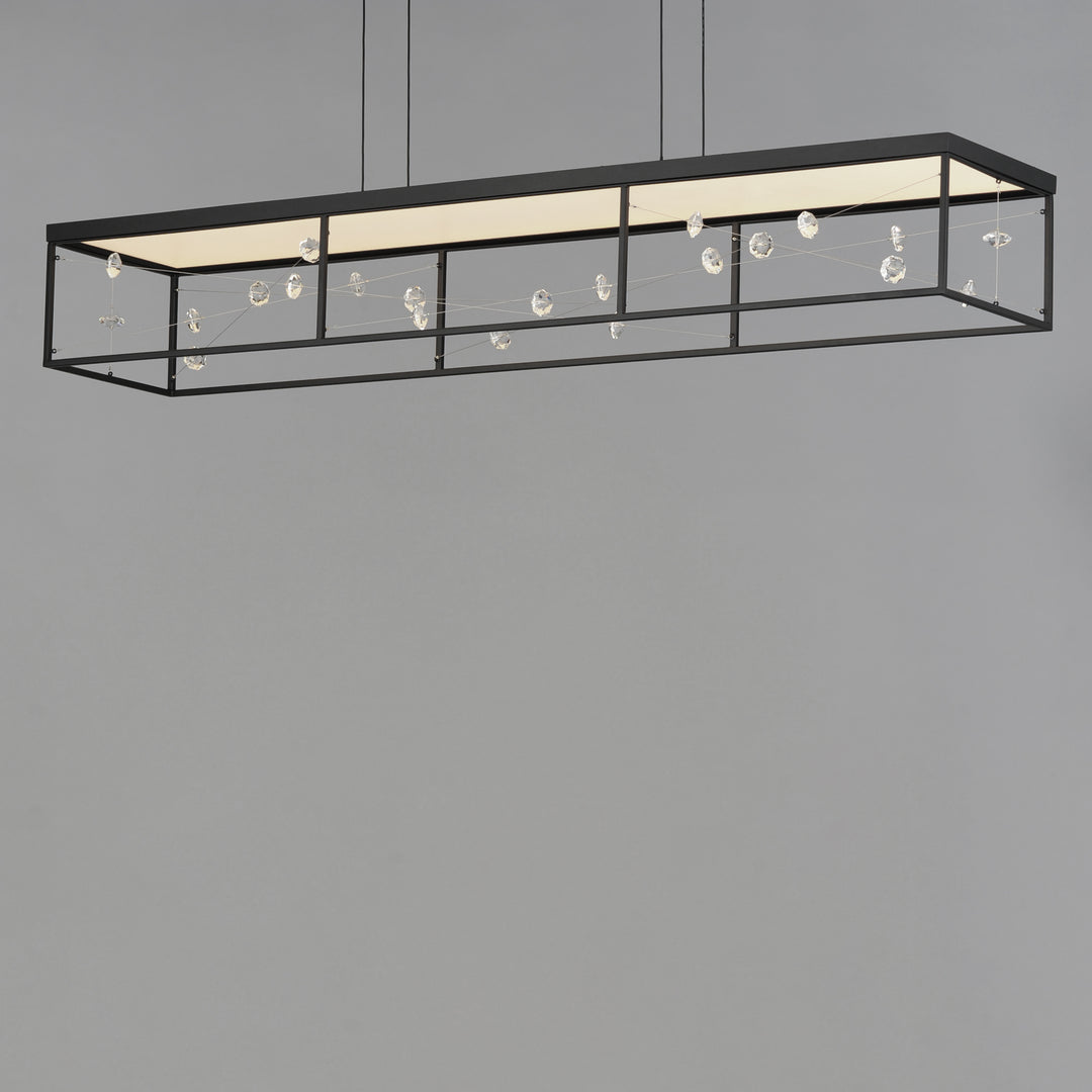 Entanglement Linear LED Pendant by ET2 Lighting, styled view 3