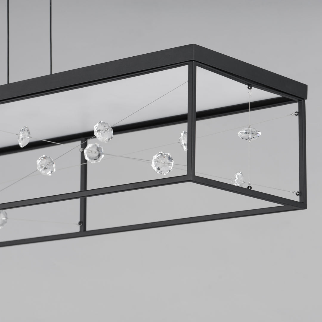 Entanglement Linear LED Pendant by ET2 Lighting, styled view 4