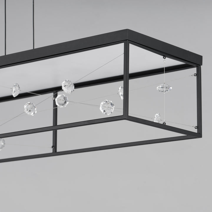 Entanglement Linear LED Pendant by ET2 Lighting, styled view 4