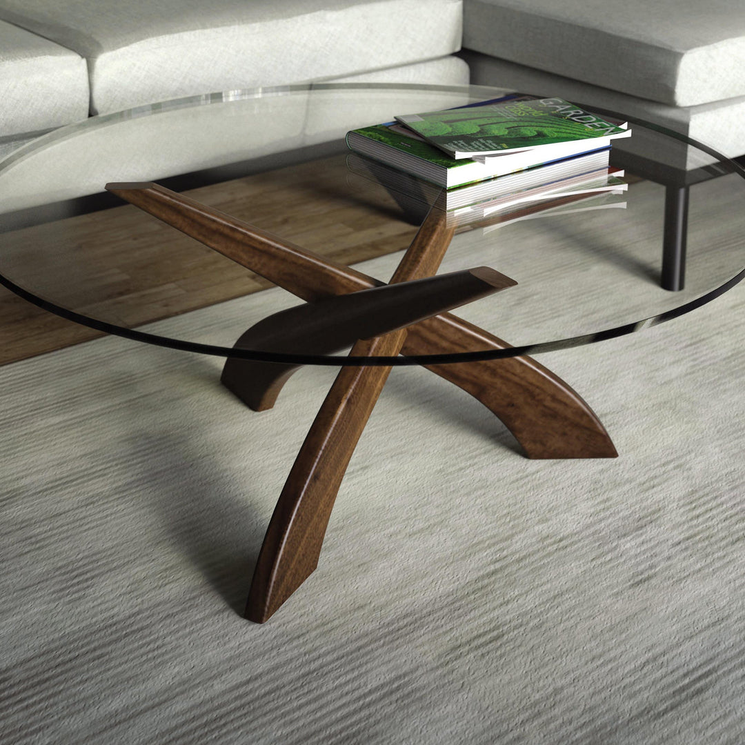 Entwine Coffee Table by Copeland Furniture in a modern interior