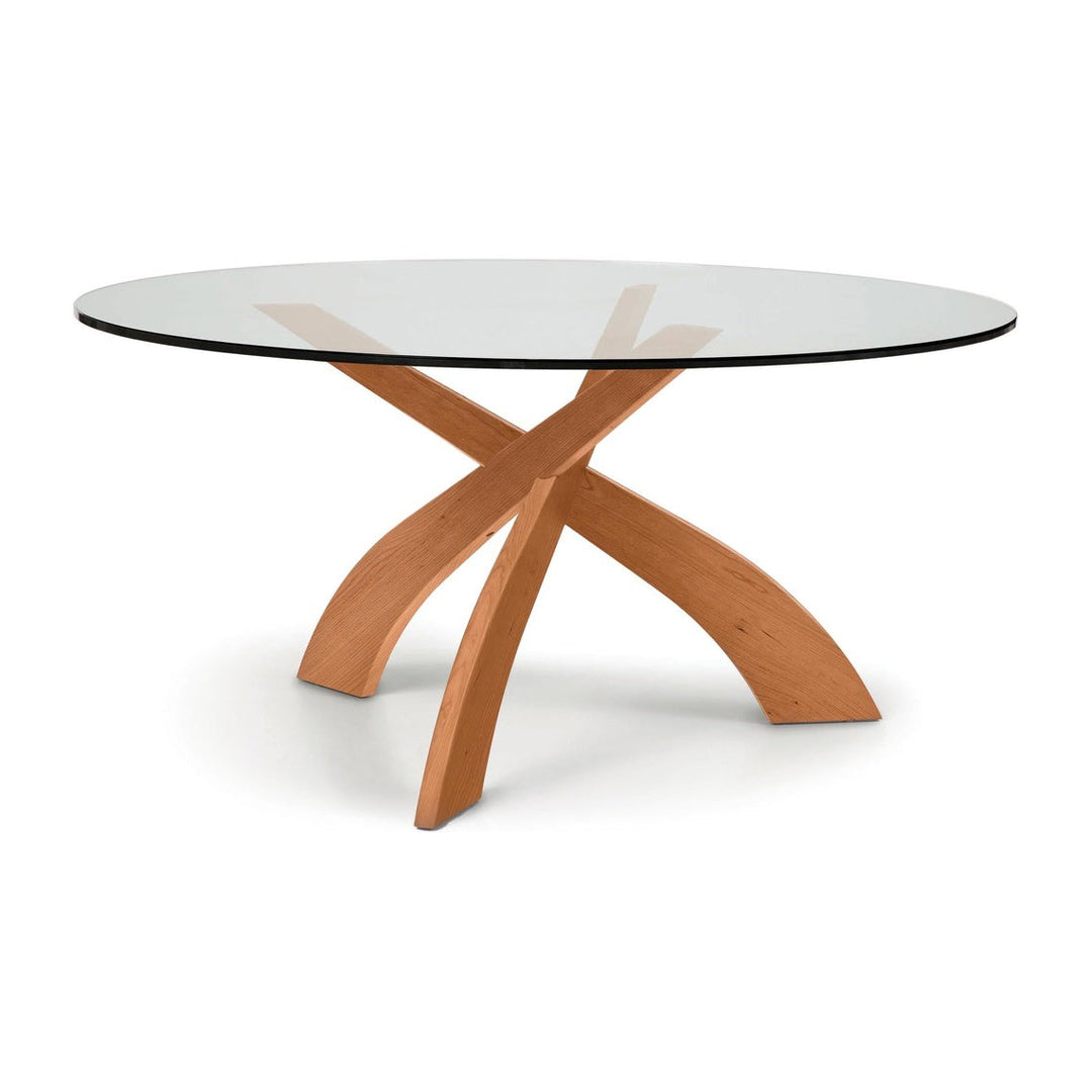 Entwine Glass Top Chat Height Table Copeland Furniture
