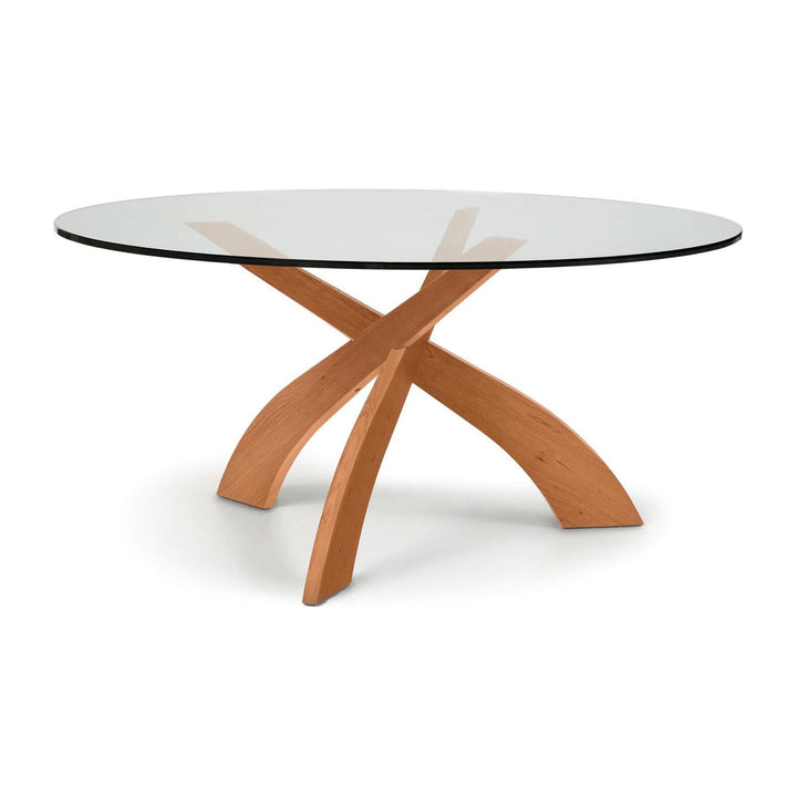 Entwine Glass Top Chat Height Table Copeland Furniture