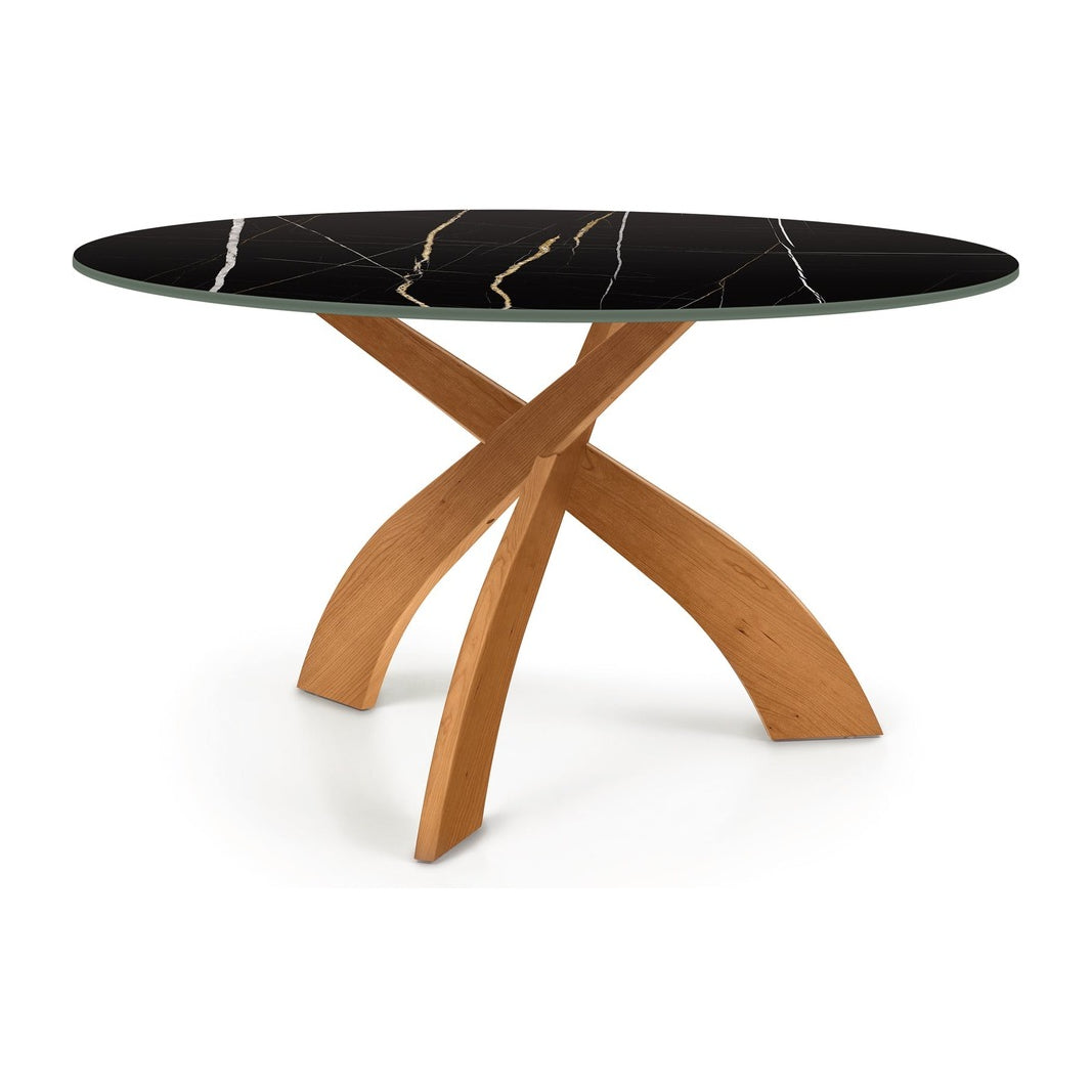Entwine Round Sintered Stone Top Dining Table Copeland Furniture