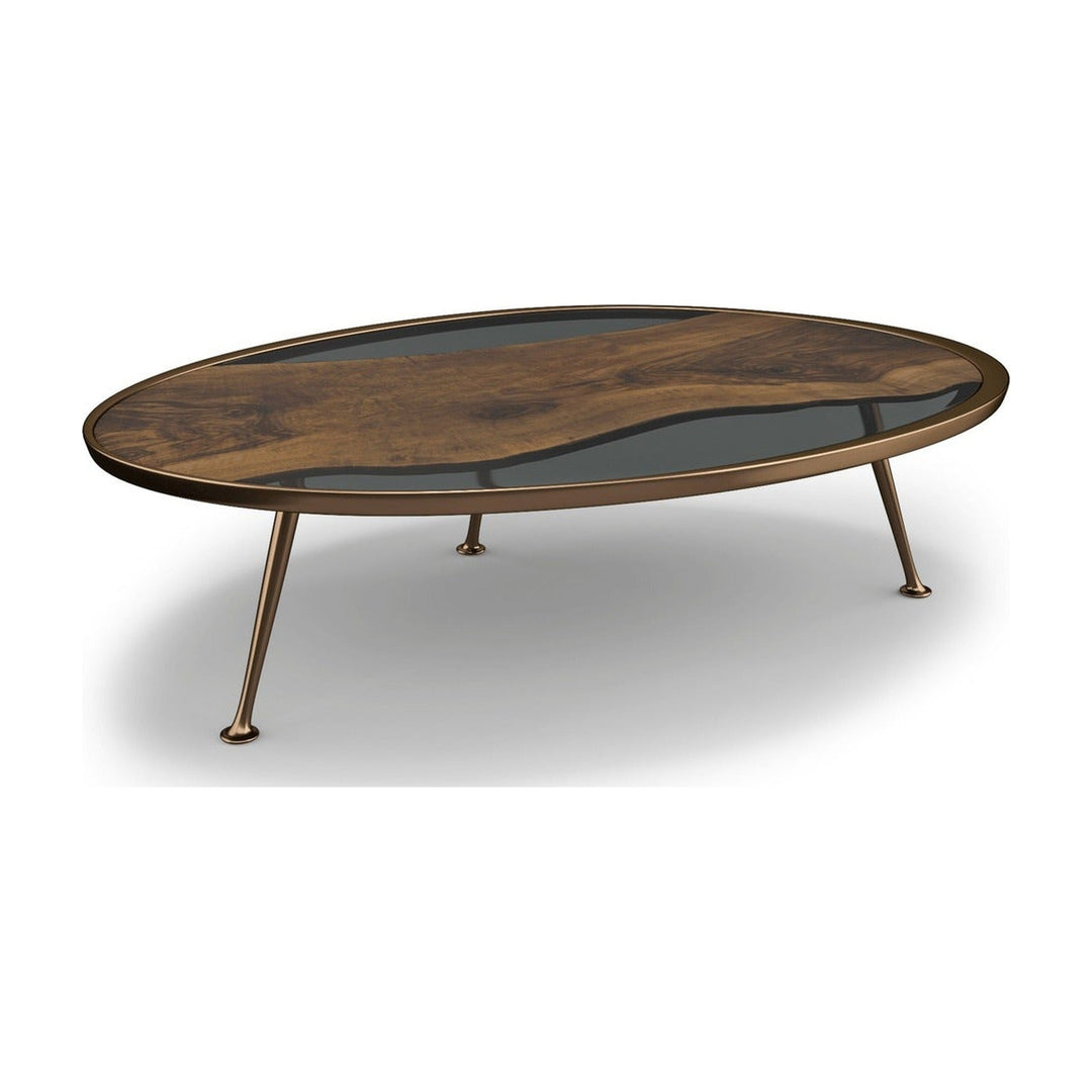 Eolia Walnut Wood Coffee Table Arditi Collection
