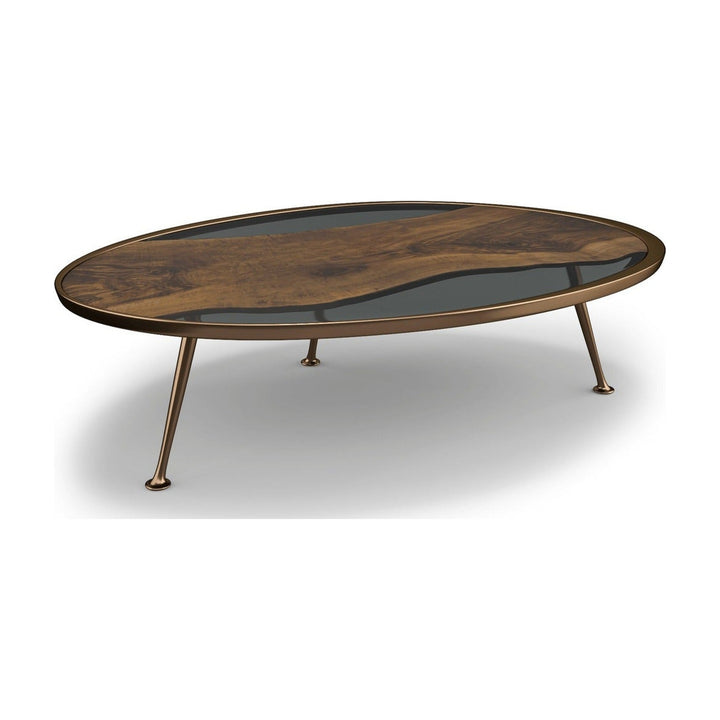 Eolia Walnut Wood Coffee Table Arditi Collection