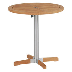 Equinox Bistro Table 70 Round by Barlow Tyrie, white background