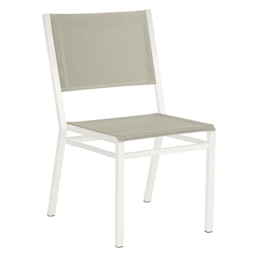 Equinox Chair – Powder-Coated by Barlow Tyrie – Arctic White / Seagull