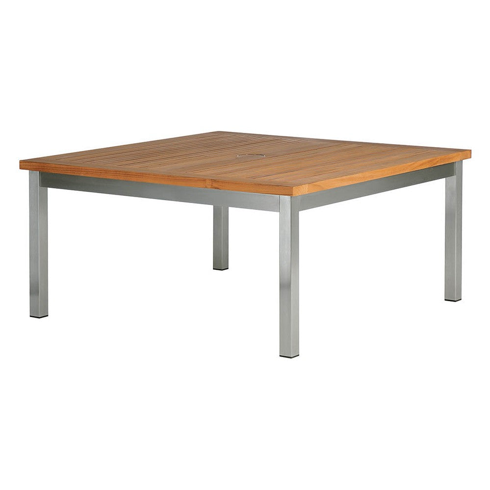 Equinox Conversation Table 100 Square by Barlow Tyrie, white background
