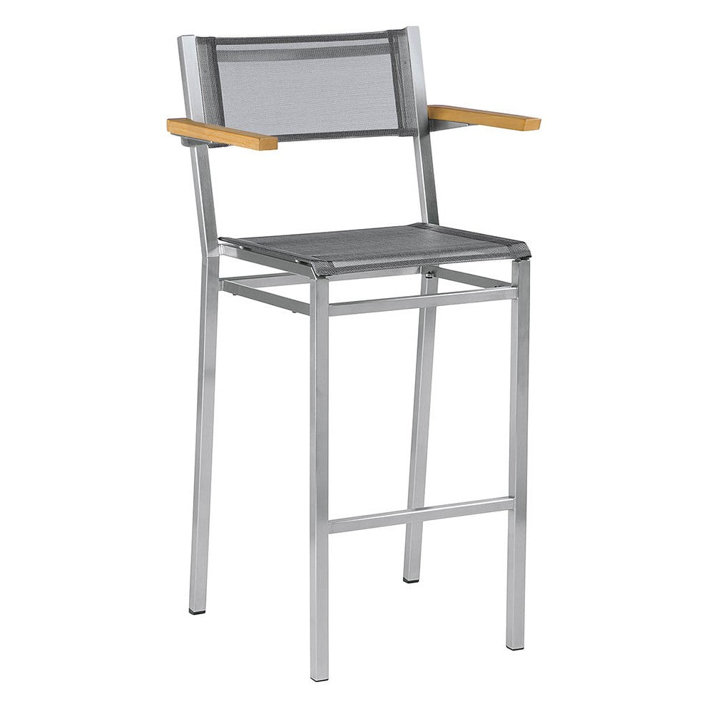 Equinox Counter Height Carver by Barlow Tyrie – Platinum