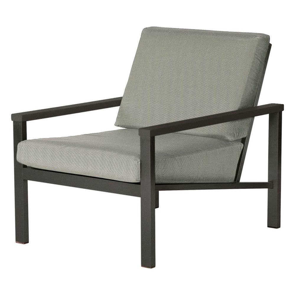 Equinox Deep Seating Armchair – Powder-Coated by Barlow Tyrie – Graphite - Carbon, white background